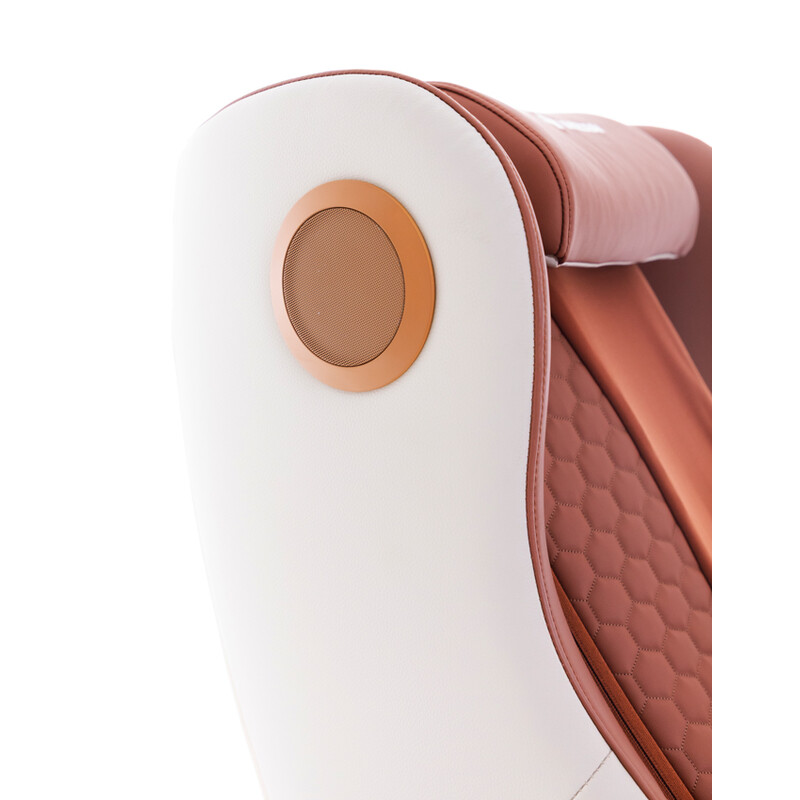 Elektrické masážní křeslo Safír Relax, cihlové