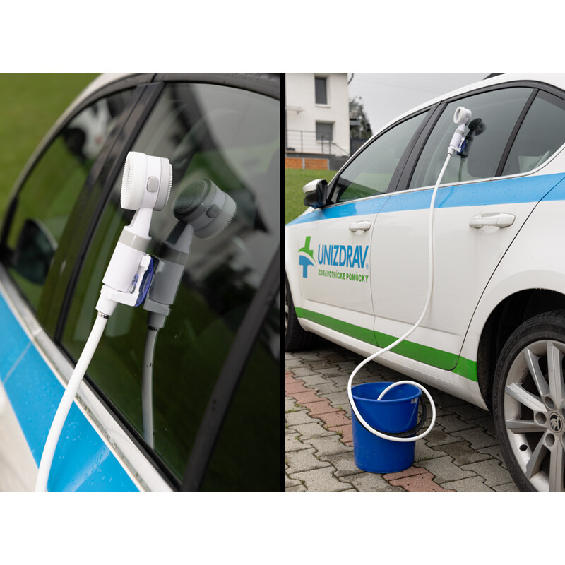 Přenosná sprcha s nabíjecí baterií