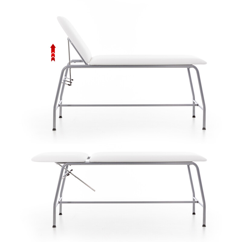 Vyšetřovací lůžko, bílé