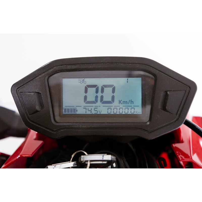 Elektrická motorka e-Flex, červená