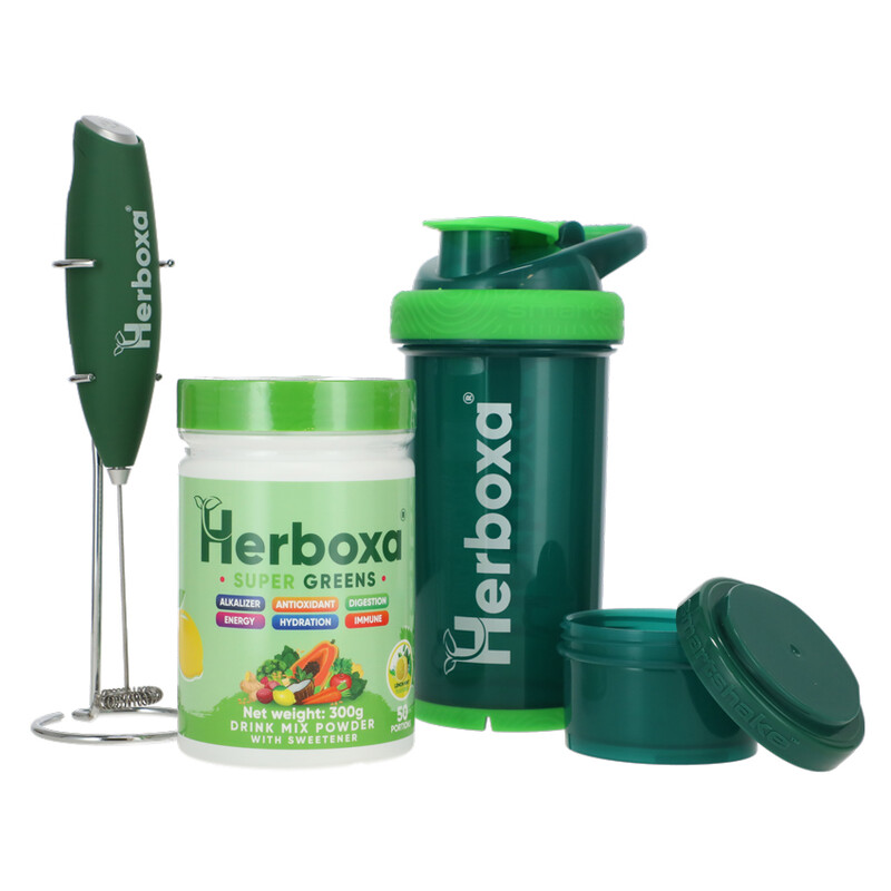 Herboxa SUPER GREENS Citron & máta, 300 g