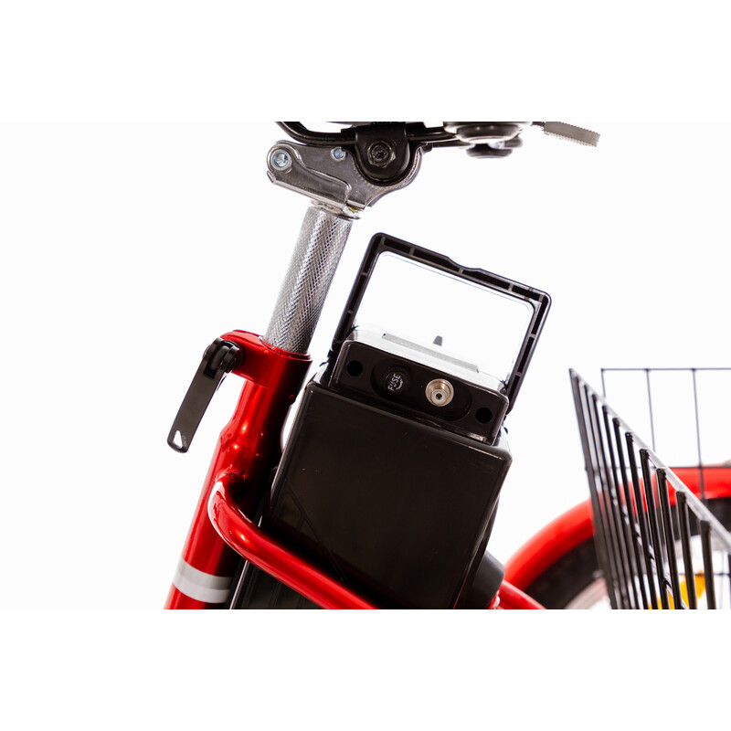 Tříkolové elektrické kolo Tornádo ZTECH, červené