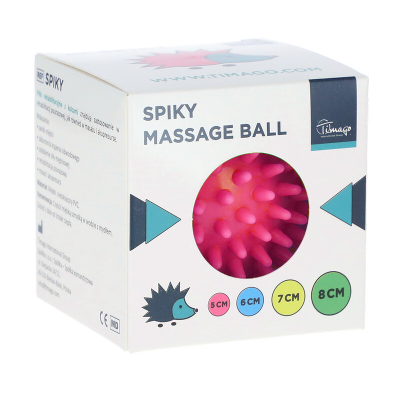 Masážní ježek, růžový 5 cm