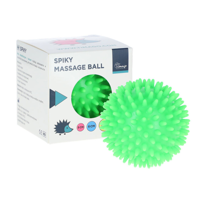Masážní ježek, zelený 8 cm