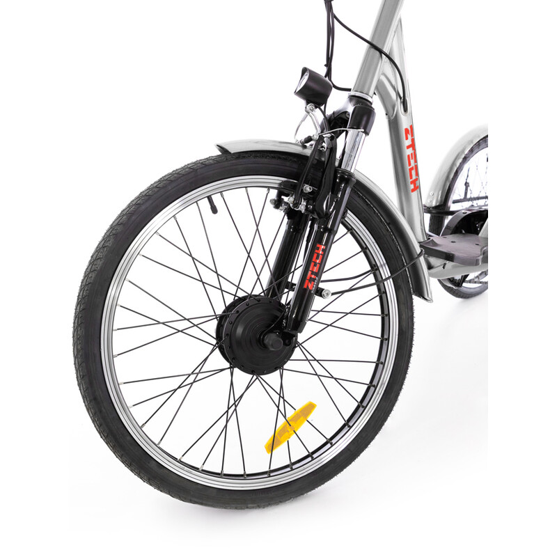 Tříkolové elektrické kolo Tornádo ZTECH, stříbrné