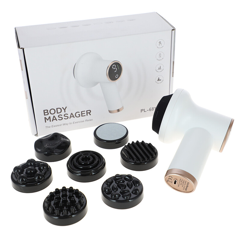 Masážní přístroj 8v1 s LCD displejem (Rozbalený kus)