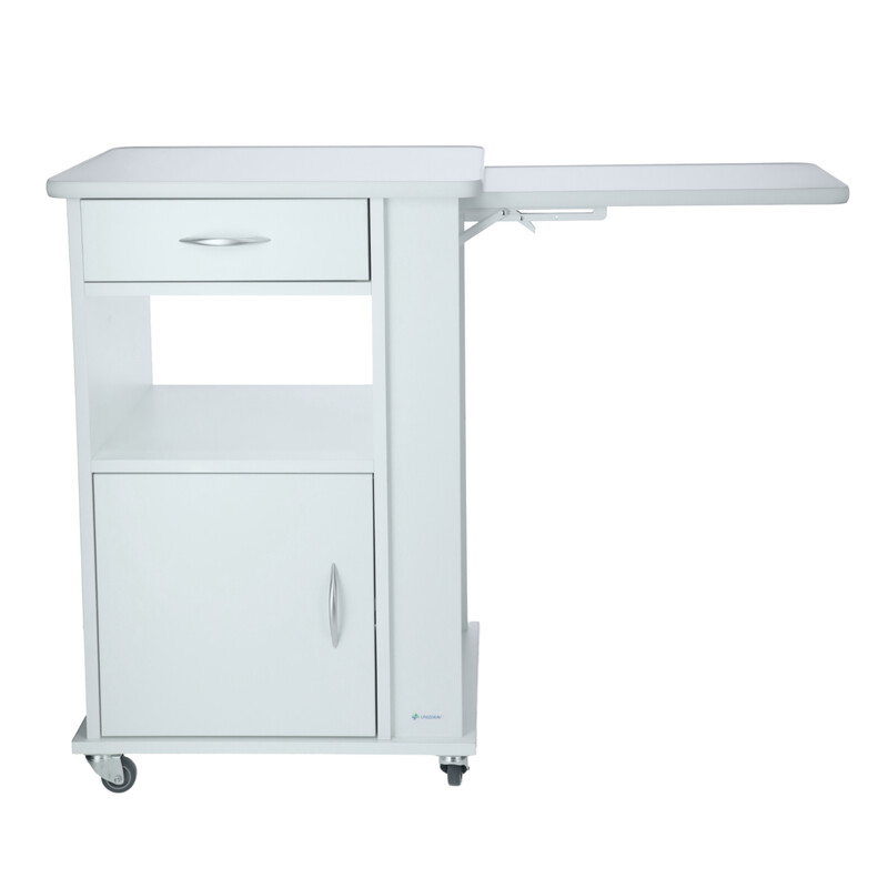 Noční stolek UNIZDRAV, bílý (Používaný kus)