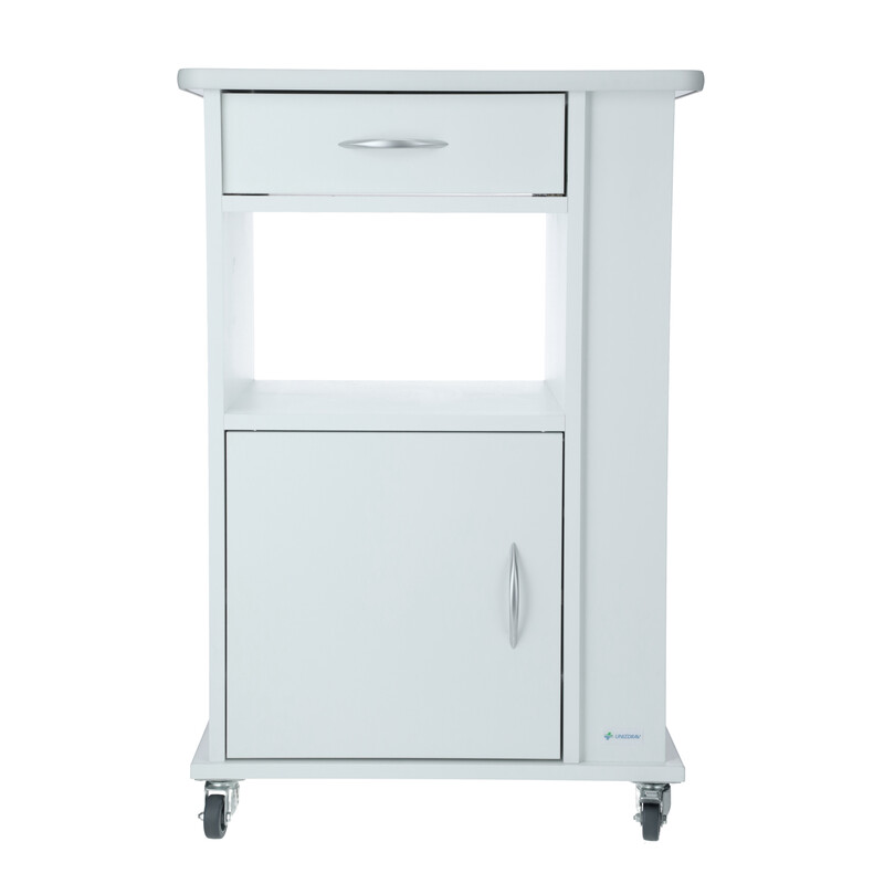Noční stolek UNIZDRAV, bílý (Používaný kus)