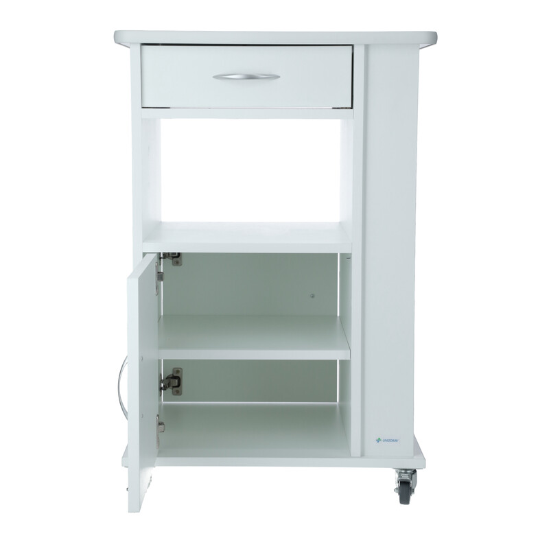 Noční stolek UNIZDRAV, bílý (Používaný kus)