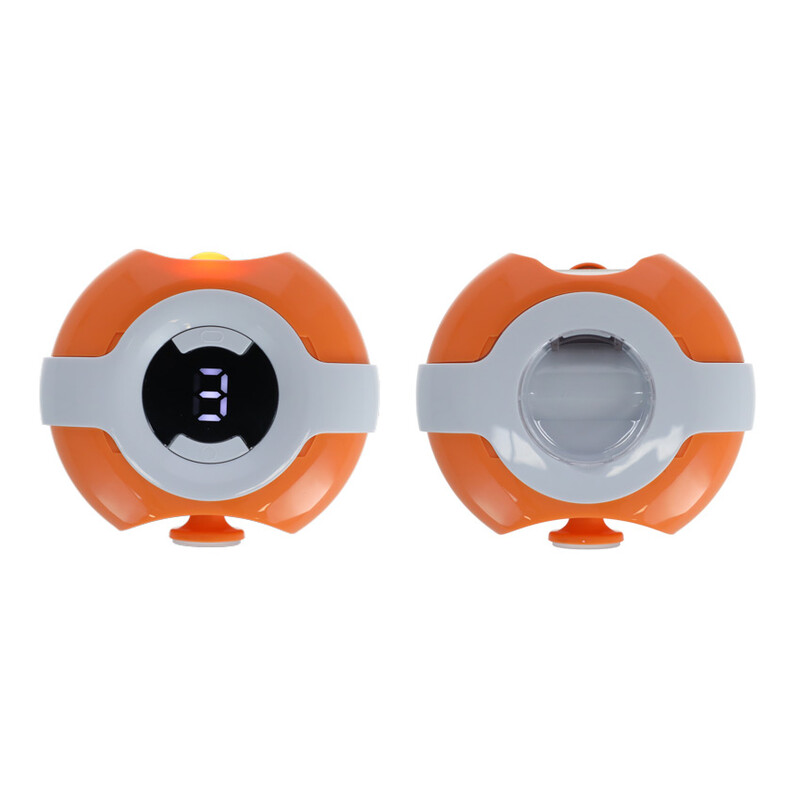 Elektrický zastřihovač nehtů, oranžový