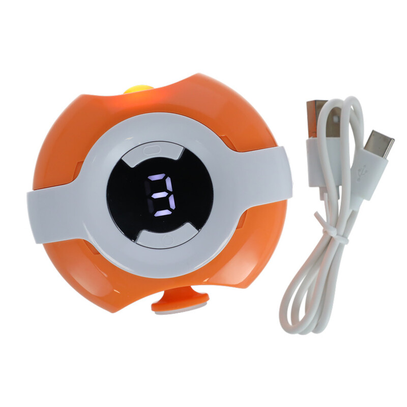 Elektrický zastřihovač nehtů, oranžový