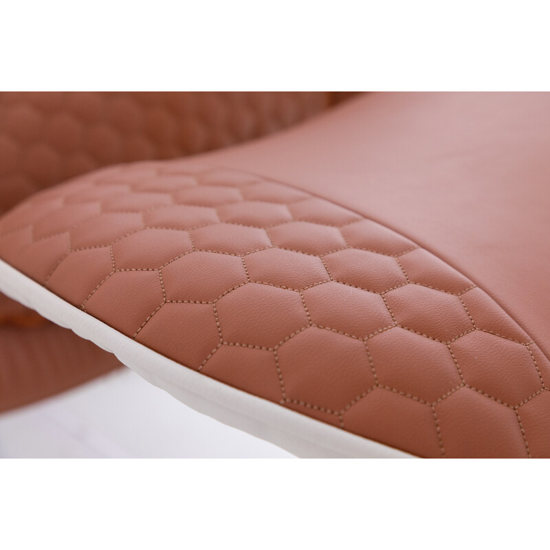 Elektrické masážní křeslo Safír Relax, cihlové (Používaný kus)