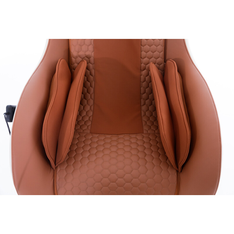 Elektrické masážní křeslo Safír Relax, cihlové (Používaný kus)