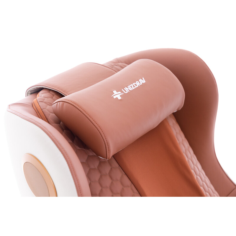 Elektrické masážní křeslo Safír Relax, cihlové (Používaný kus)