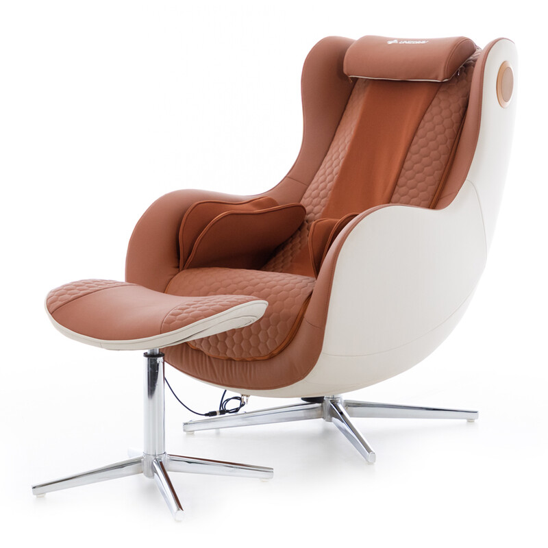 Elektrické masážní křeslo Safír Relax, cihlové