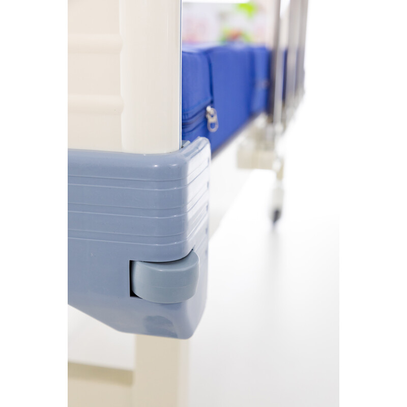 Dětská mechanická polohovací postel s matrací UNIZDRAV