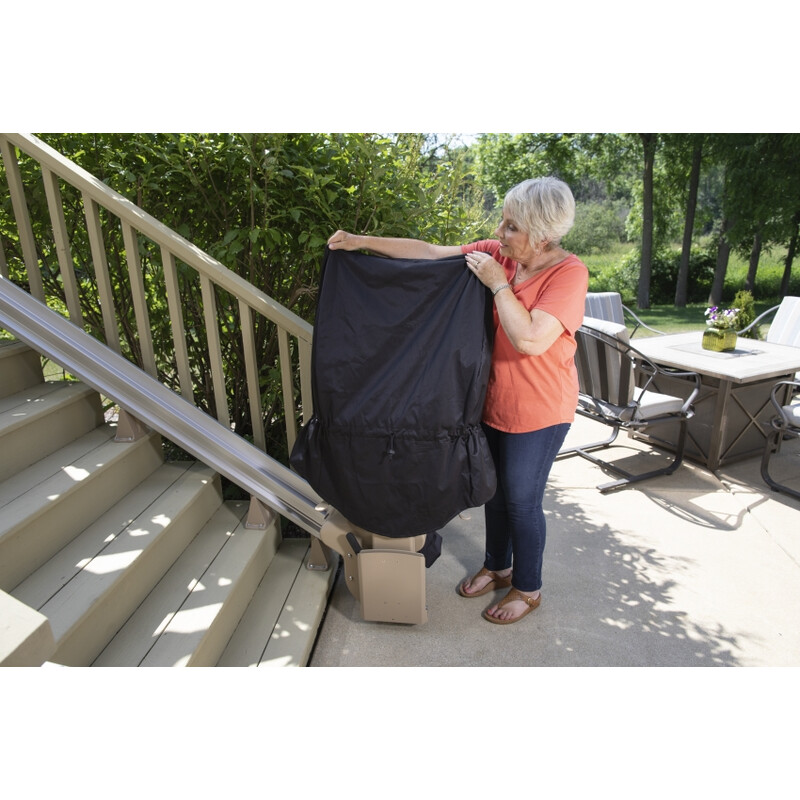 Židlový výtah Elite s rovnou kolejnicí