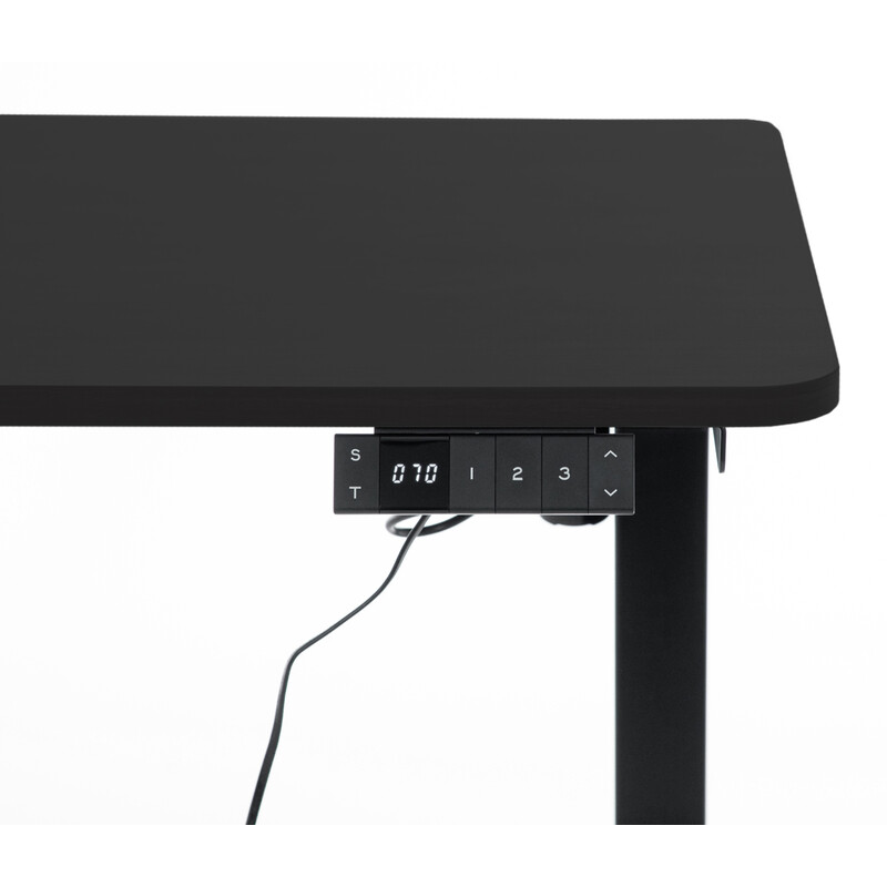 Výškově nastavitelný stůl UNIZDRAV 120x60 cm, černý