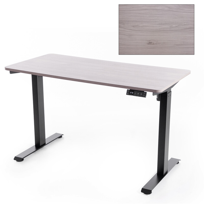 Výškově nastavitelný stůl UNIZDRAV 120x60 cm, šedý