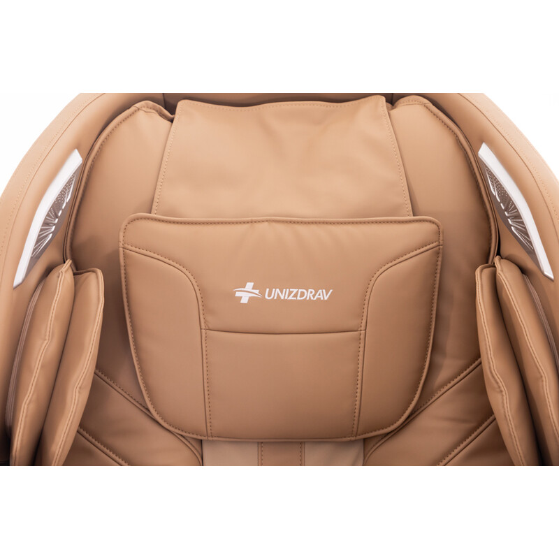 Masážní elektrické křeslo RelaxPro 3D MASSAGER, bílo-hnědé (Používaný kus)