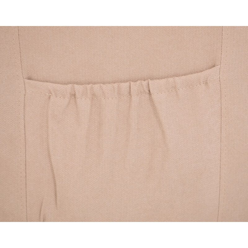 Relaxační polohovací křeslo COMFORT Ušák s funkcí masáže a výhřevu, béžová látka (Používaný kus)