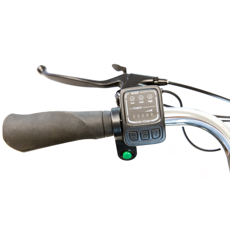 Tříkolové elektrické kolo Tornádo ZTECH, stříbrné