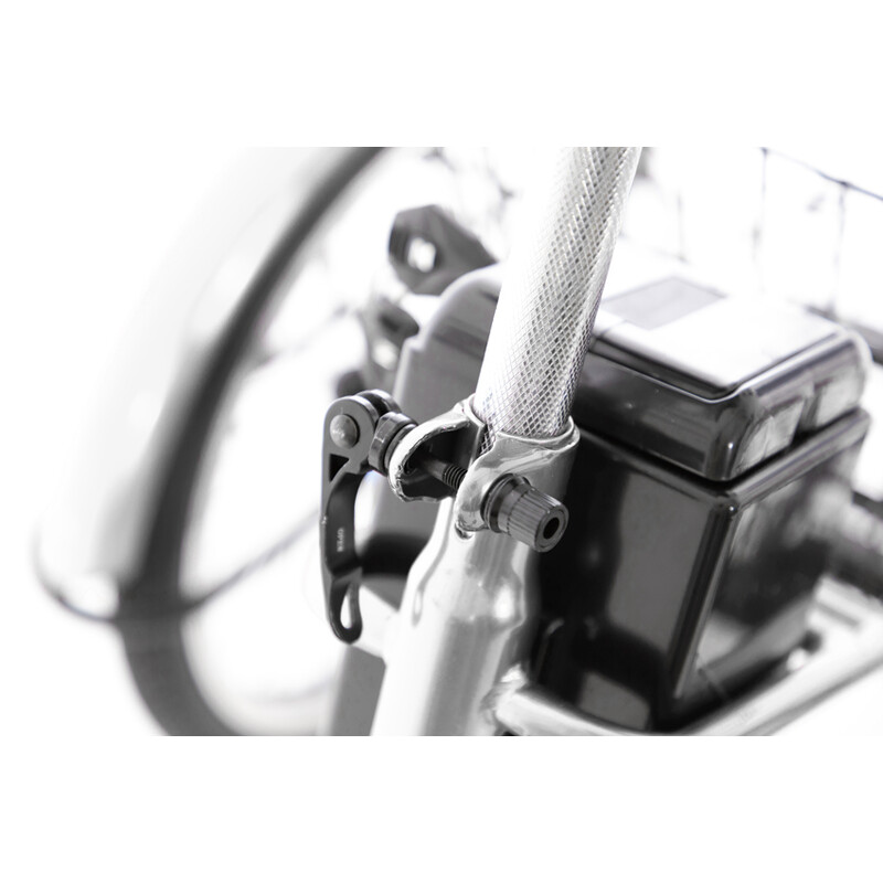 Tříkolové elektrické kolo Tornádo ZTECH, stříbrné