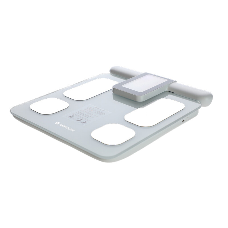 Profesionální SMART váha s funkcí analýzy těla a LED displejem na rukověti + mobilní aplikace a Bluetooth (Rozbalený kus)