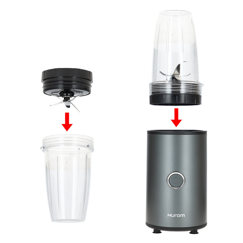 Smoothie mixer Hurom Power Blender BL-D01, titanově šedý (Používaný kus)