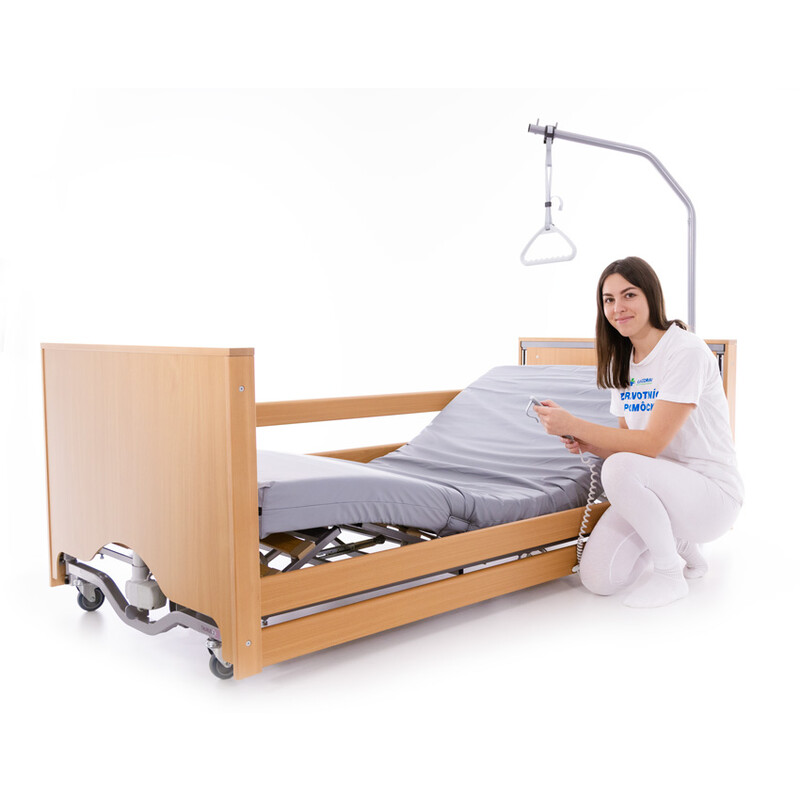 Elektrická polohovací postel COMFORT LOW - s funkcí extra nízkého polohování  (Používaný kus)