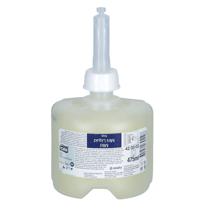 Tekuté mýdlo Tork Mini Premium (S2), náhradní náplň, 475 ml (Doprodejový kus)