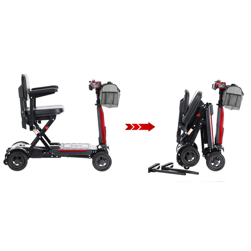 Skládací vozík COMPACT pro seniory s lithiovou baterií (Rozbalený kus)