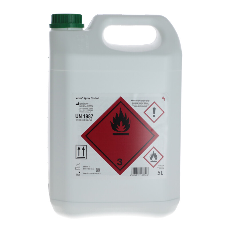 Profesionální dezinfekce na povrchy Velox Spray Neutral, 5 l