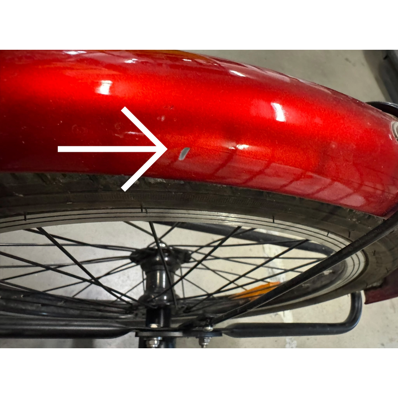 Tříkolové elektrické kolo Tornádo ZTECH, červené (Používaný kus)