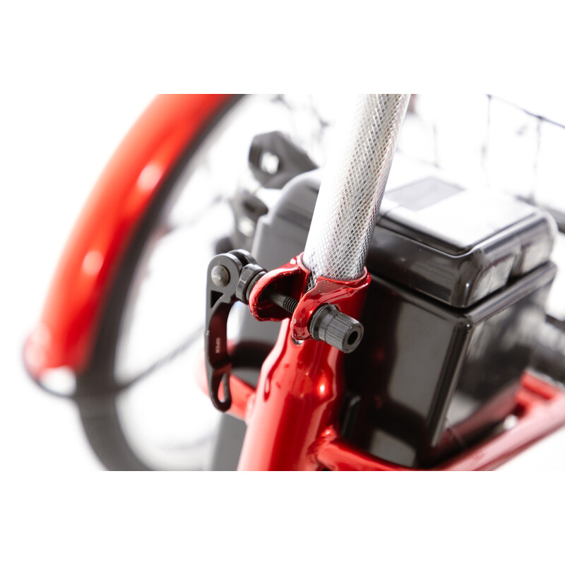Tříkolové elektrické kolo Tornádo ZTECH, červené (Používaný kus)