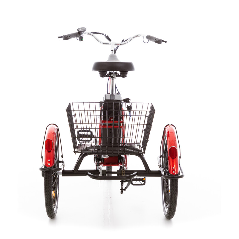 Tříkolové elektrické kolo Tornádo ZTECH, červené (Používaný kus)
