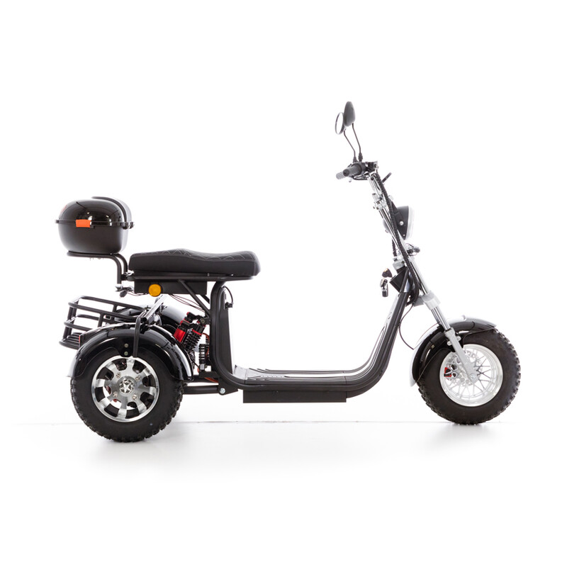 Elektrický CHOPPER UNIZDRAV PRO tříkolový– výkonný 2000 W motor