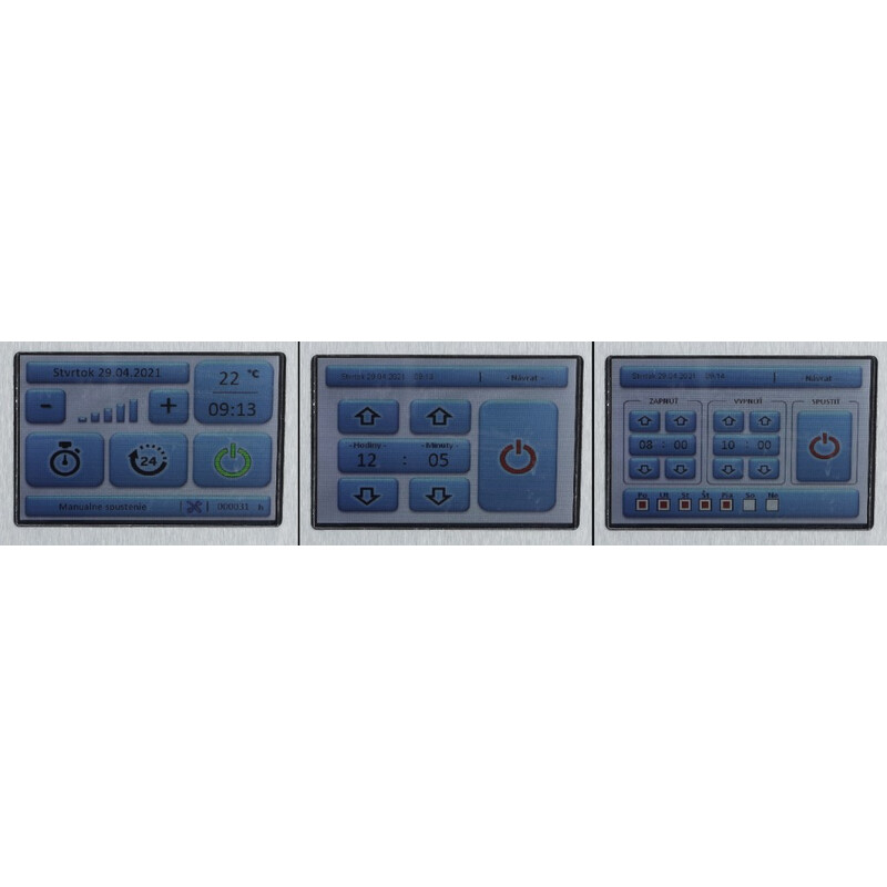 Germicidní zářič UNIZDRAV s displejem uzavřený mobilní – černé provedení (Doprodej)