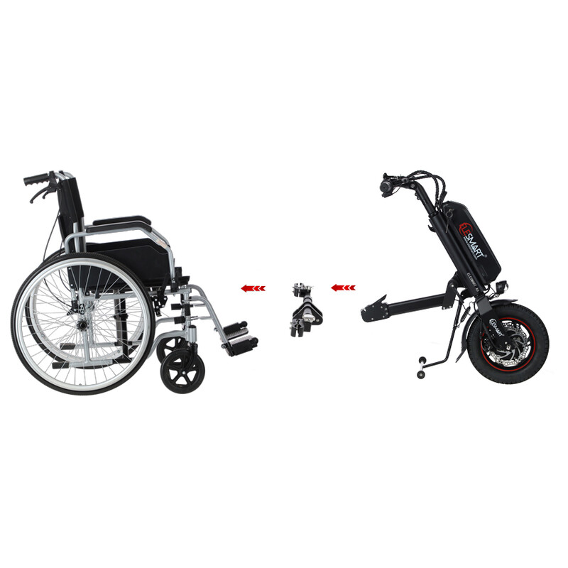 Elektrický přídavný pohon na invalidní vozík Elesmart A6 (Doprodej)