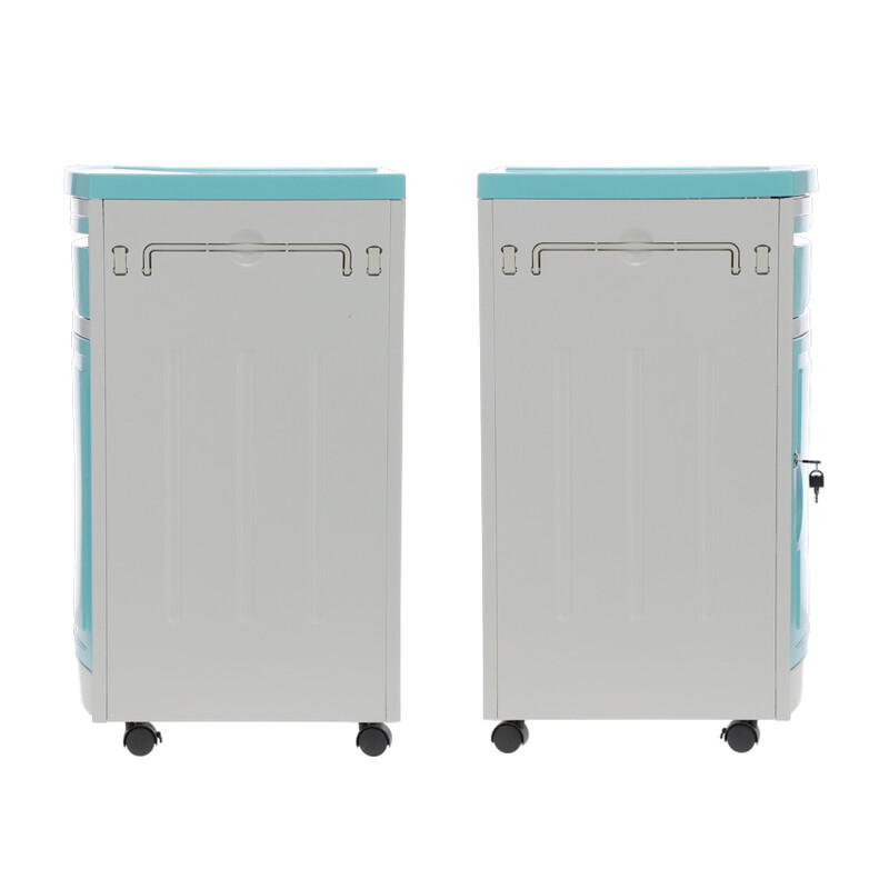 Noční stolek MEDIK plast, světlý mentolový
