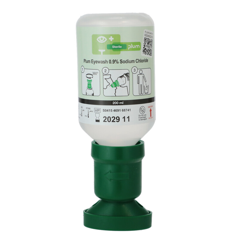 Plum Roztok pro výplach očí NaCl 0,9 %, 200 ml