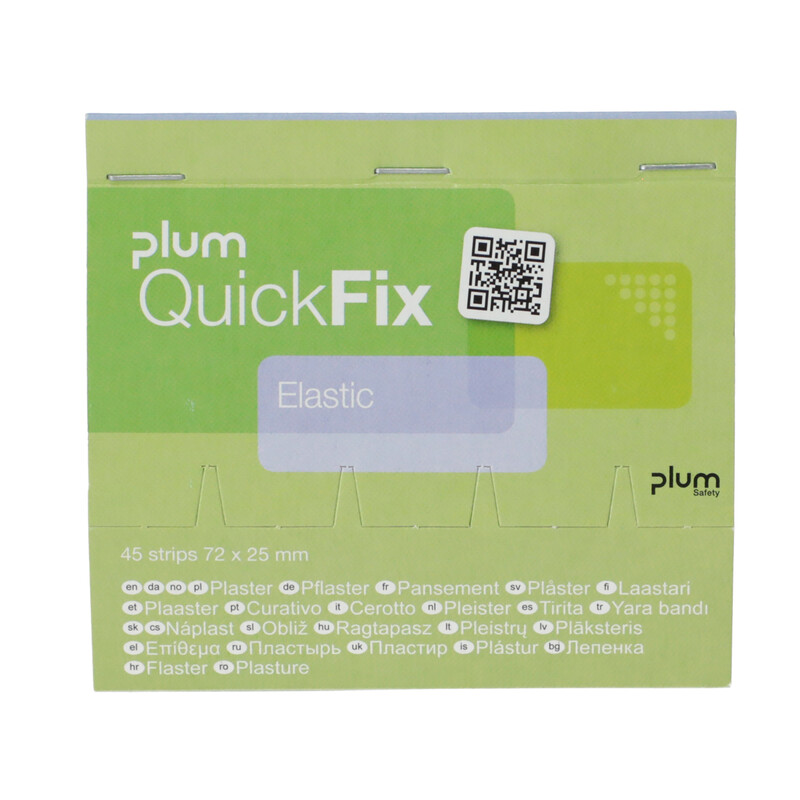 Plum QuickFix Elastické náplasti, náhradní náplň do dávkovače, 45 ks