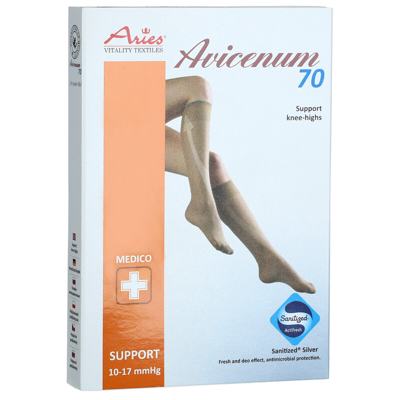 Avicenum 70 DEN - podpůrné podkolenky, tělové