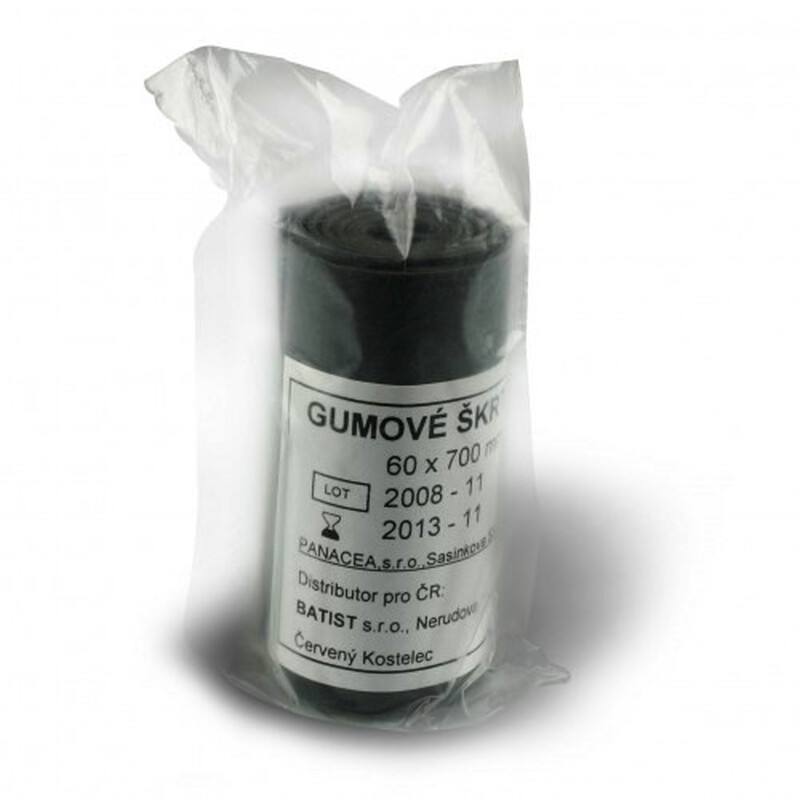 Škrtidlo gumové, 60 x 700 mm